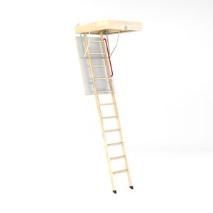 escalera elevada para ático