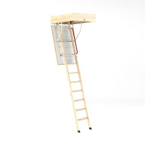 escalera elevada para ático
