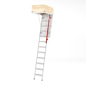 escalera elevada para ático
