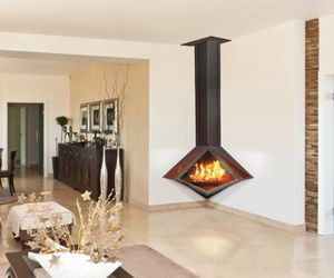 chimenea de leña