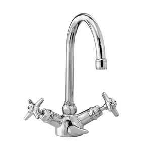 grifo bimando para lavabo