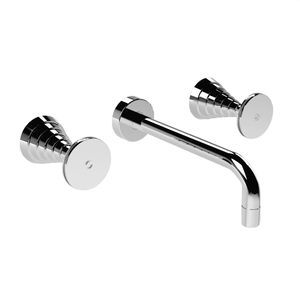 grifo bimando para lavabo