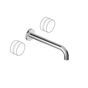 grifo bimando para lavabo