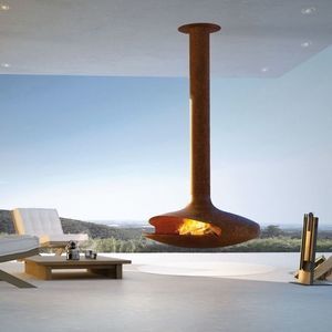chimenea de leña