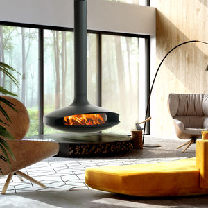 chimenea de leña