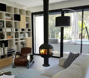 chimenea de leña