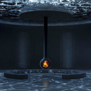 chimenea de leña