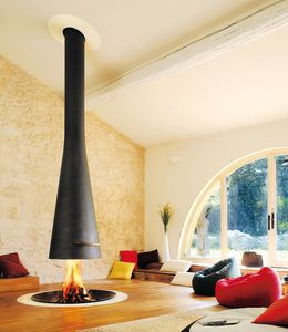 chimenea de leña