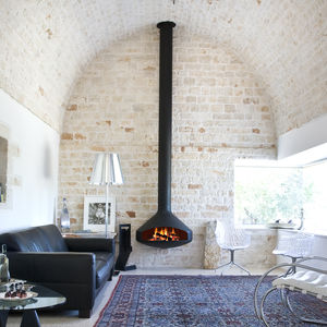 chimenea de leña