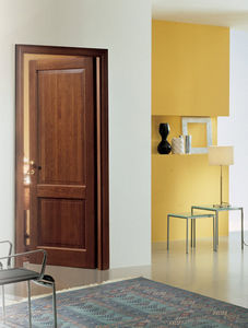 puerta de interior / abatible / de madera maciza