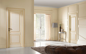 puerta de interior / abatible / de madera maciza