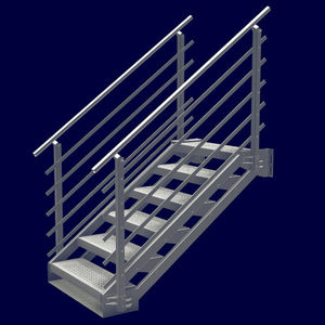 escalera recta