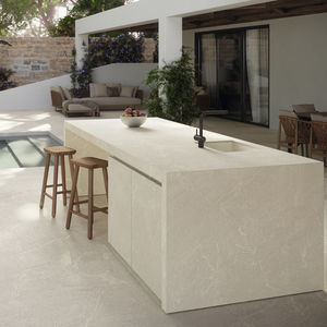 encimera de cocina de gres porcelánico