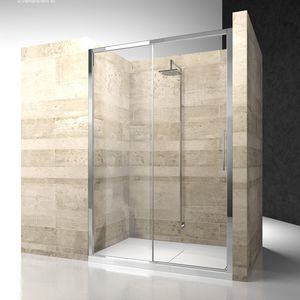 cabina de ducha de vidrio