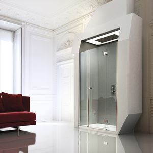cabina de ducha de vidrio