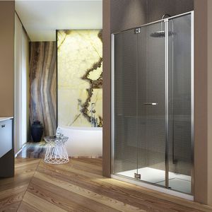 cabina de ducha de vidrio