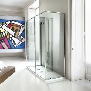 cabina de ducha de vidrio
