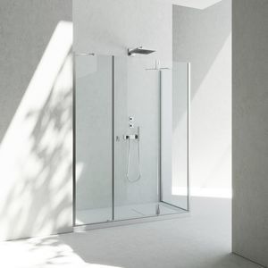 cabina de ducha de vidrio templado