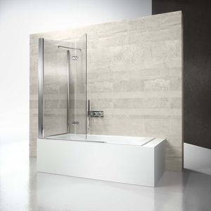 mampara de bañera plegable