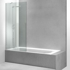 mampara de bañera fija