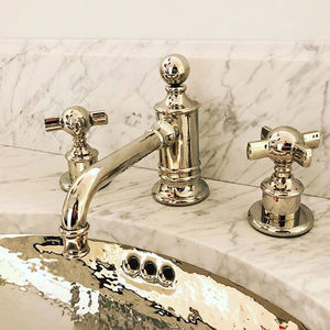 grifo bimando para lavabo