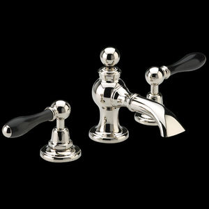 grifo mezclador para lavabo / de libre instalación / de metal / de baño