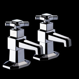 grifo mezclador para lavabo / de libre instalación / de metal / de baño