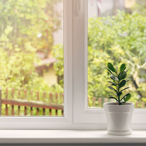 alféizar de material laminado