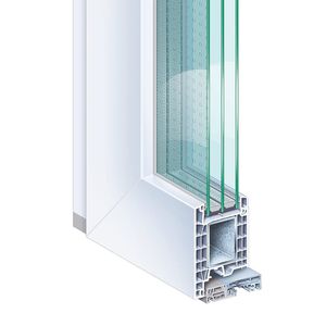 perfil para puerta de PVC