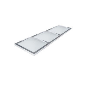 claraboya tipo domo para iluminación de aluminio