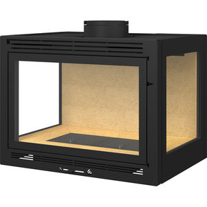 chimenea insertable de 3 caras