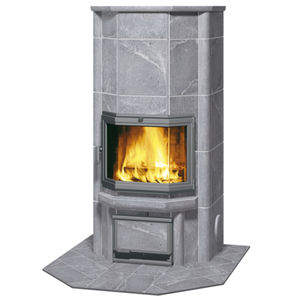 Estufa de leña - KTU1337/91 - TULIKIVI - de esquina / de esteatita