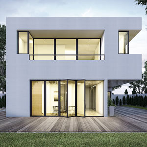 cortina de cristal plegable