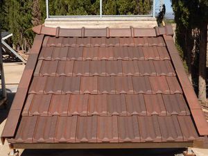 teja mecánica fotovoltaica
