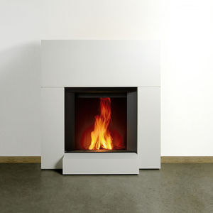 chimenea insertable de leña