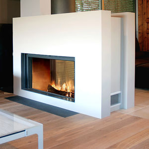 chimenea insertable de doble cara