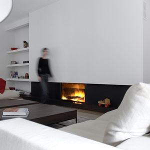 chimenea insertable de leña