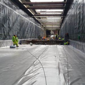 geomembrana para túnel