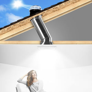 tragaluz tubular con LED