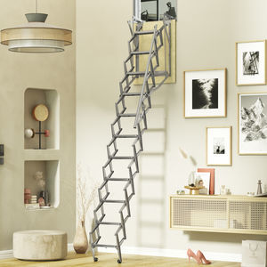 escalera elevada para ático