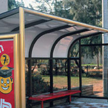 panel de policarbonato plano / para techado / para refugio / translúcido