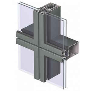 muro cortina VEP / de aluminio y vidrio