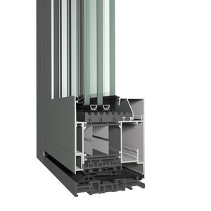perfil para puerta de aluminio