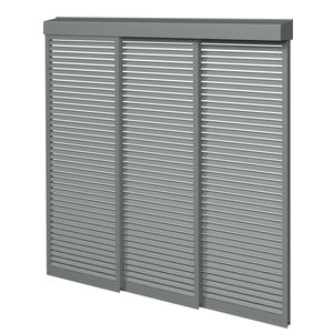 celosía con lamas de aluminio