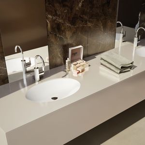 encimera de lavabo de gres porcelánico