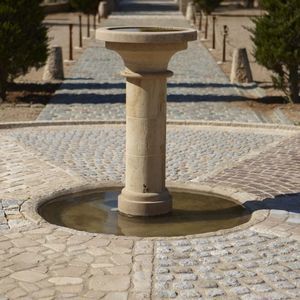 fuente de jardín