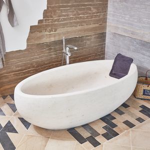 bañera ovalada