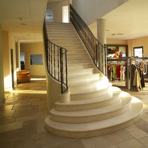escalera en L