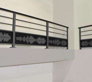 barandilla de aluminio