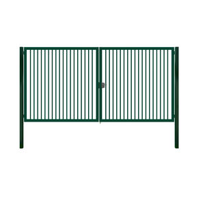 portones abatibles / de acero galvanizado / de barras / para uso residencial